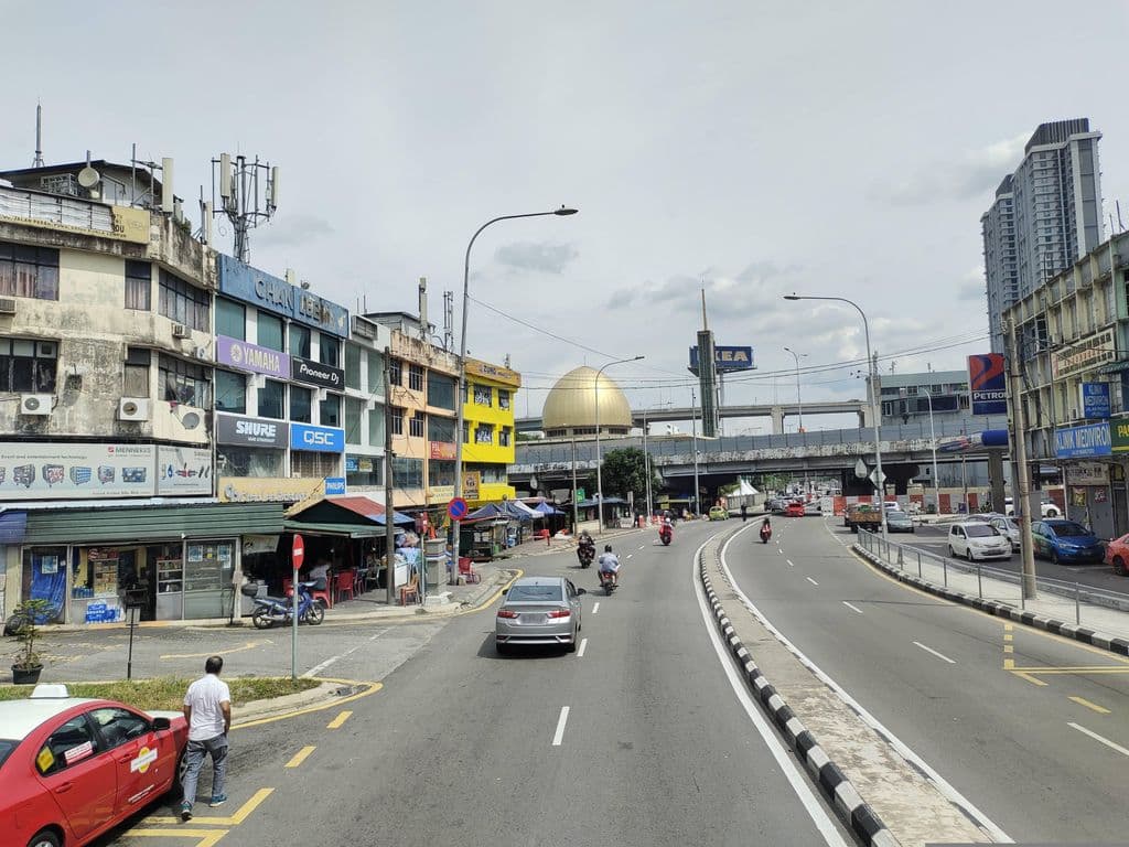 Street view near The Red Door KL