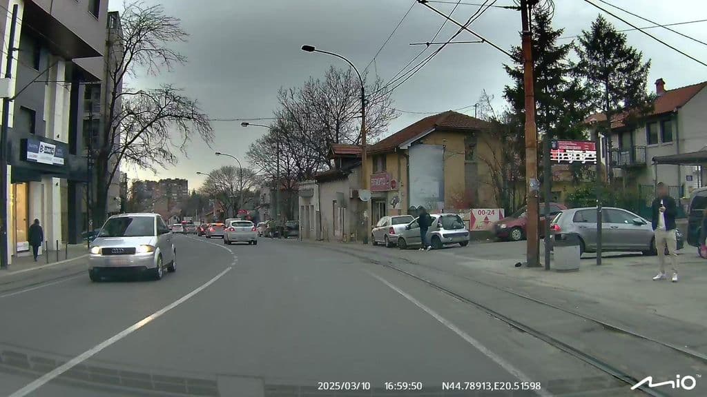 Street view near Caffe Parlament hookah bar