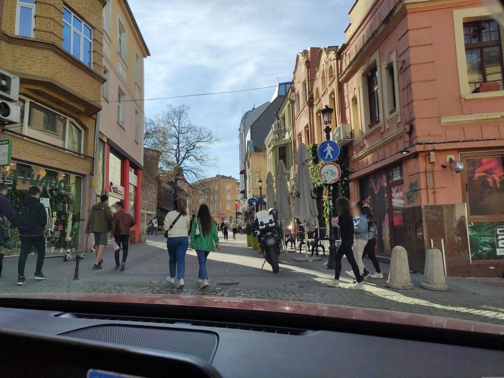Street view near Grand Hookah Kapana & Nargile Shop Plovdiv