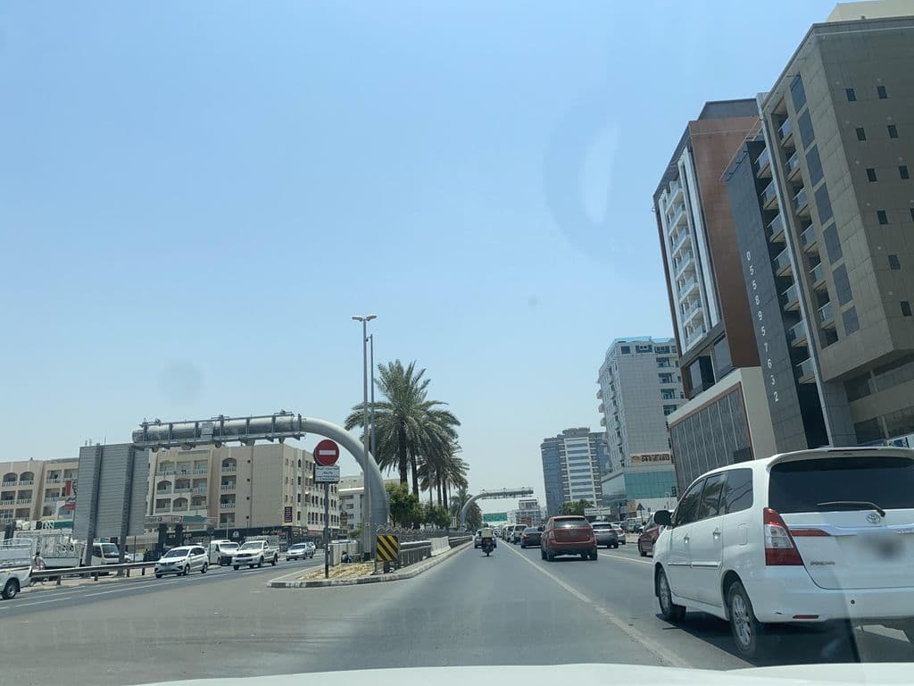 Street view near Hooka express coffe shop