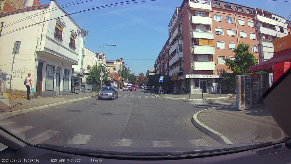 Street view near Shisha bar underground