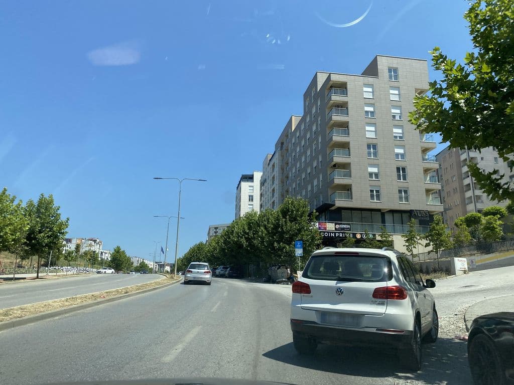 Street view near Cinco’s Bar