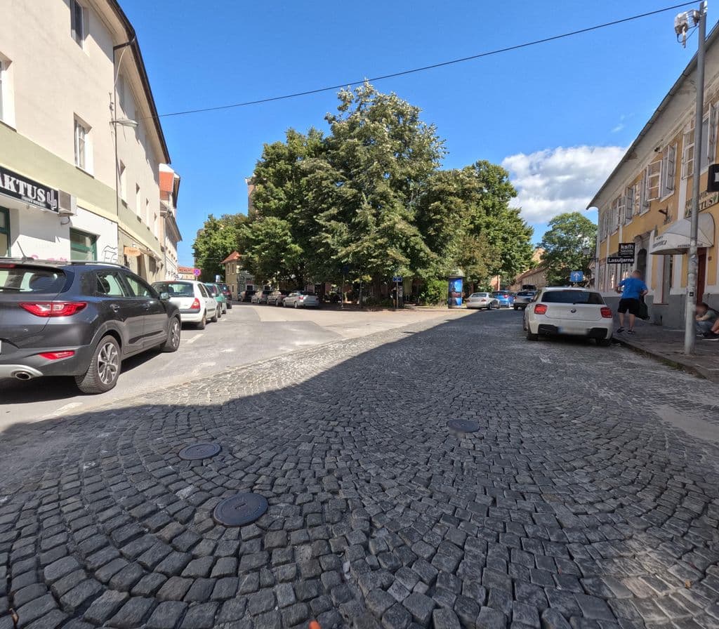Street view near HooKah.si Ljubljana - specializirana tobačna trgovina. Shisha shop. Head shop. Tobacco shop.