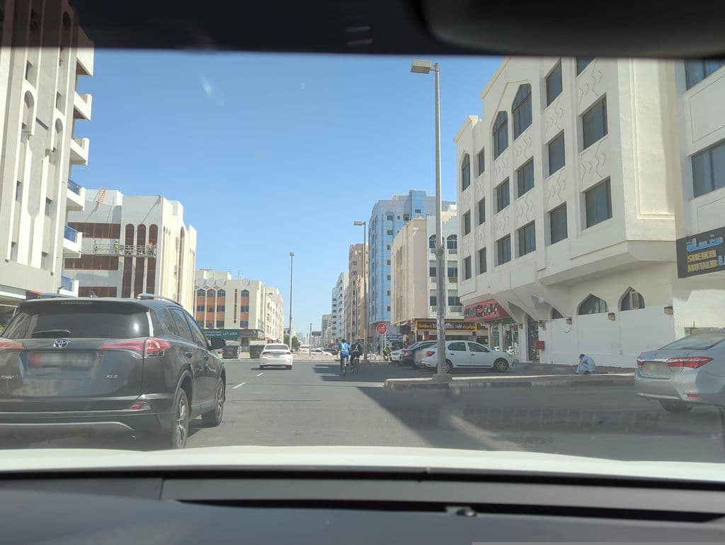 Street view near Smoke World Abu Dhabi ..Premium cigar Boutique & Tobacco Store … Where class meets reality.