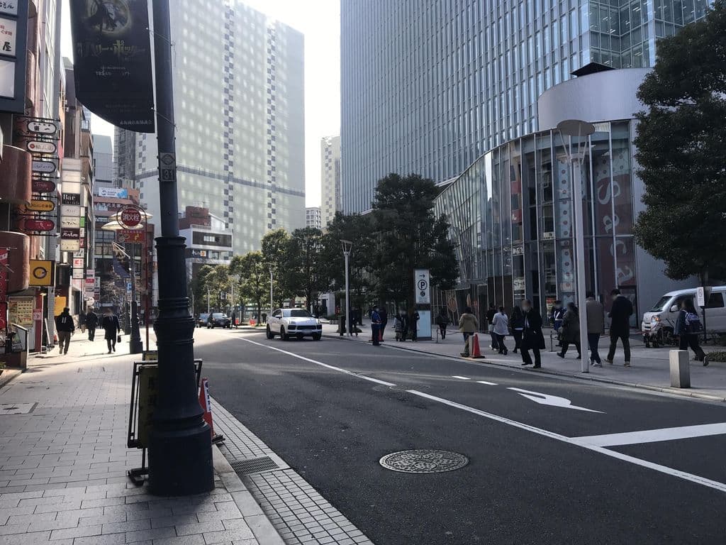 Street view near Akasaka Shisha Bar Chills Tokyo