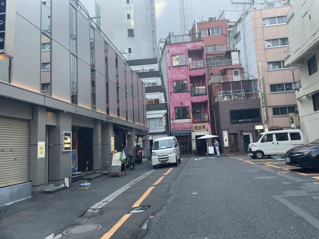 Street view near Ginza 「Hookah＆Bar BASE」