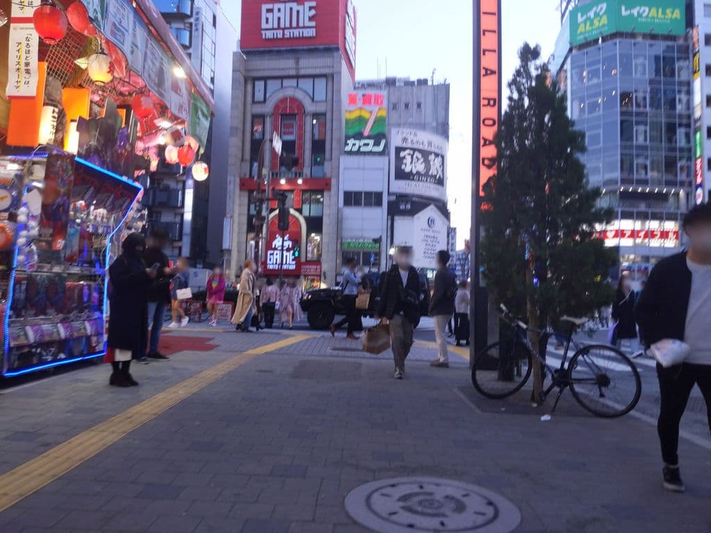 Street view near shinjuku shisha club