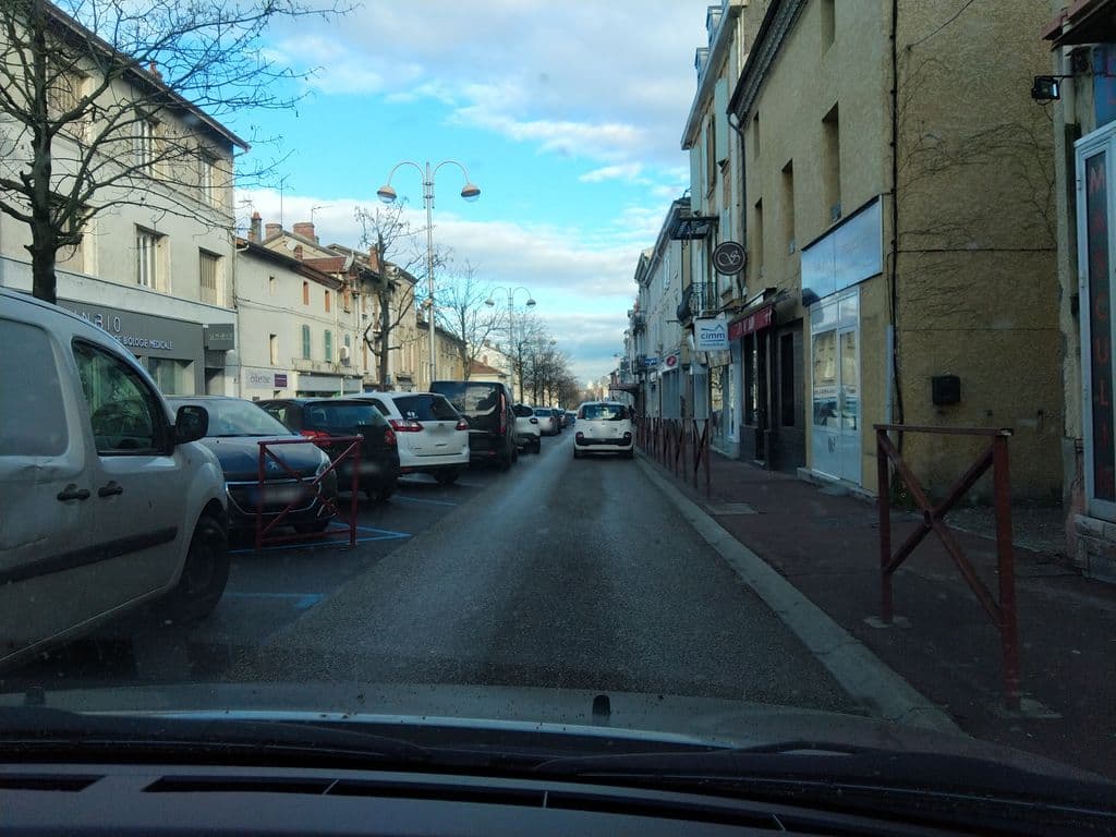 Street view near Chicha Black & White bar lounge hookah