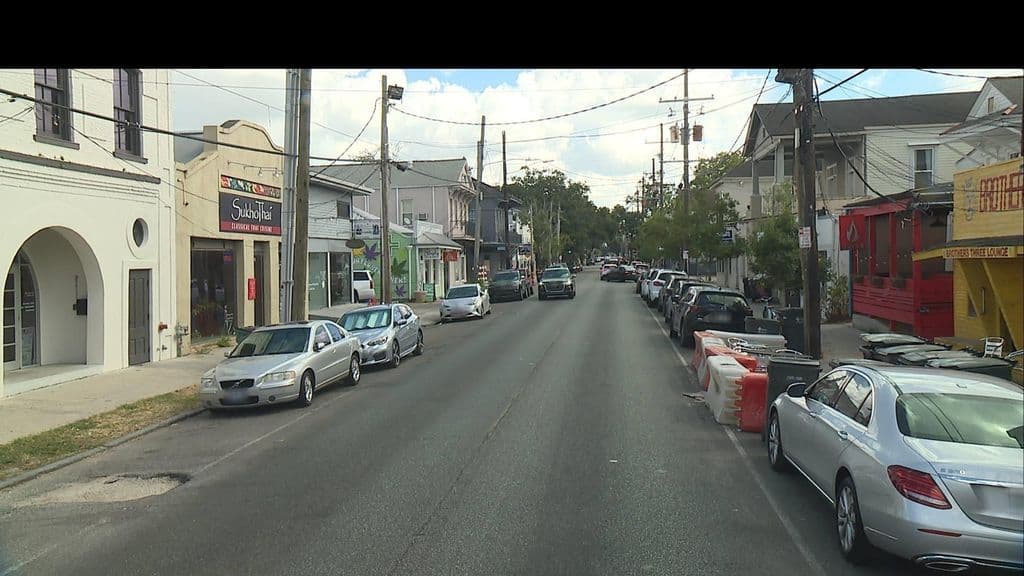 Street view near Brothers III Lounge