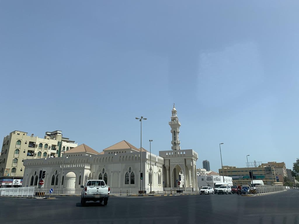 Street view near cafe