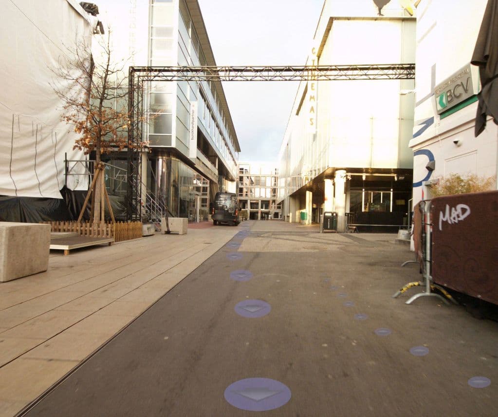 Street view near MAD Café Lausanne