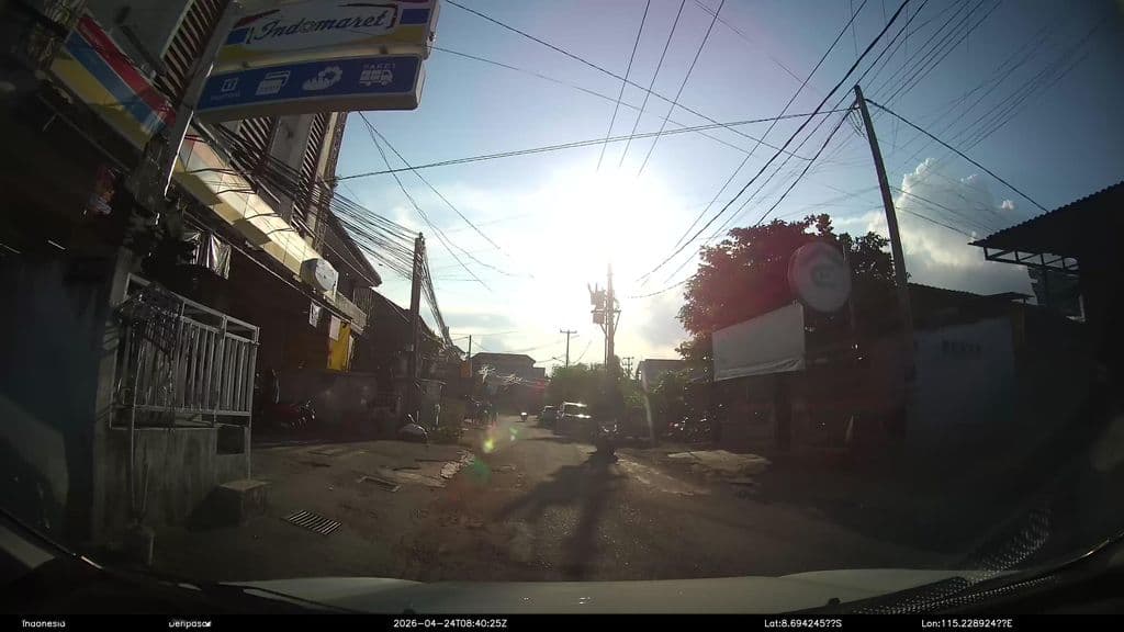 Street view near Nusantara Sisha ,Coffee & Food