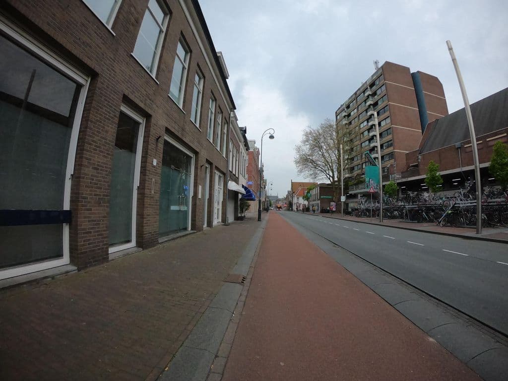 Street view near White house Haarlem
