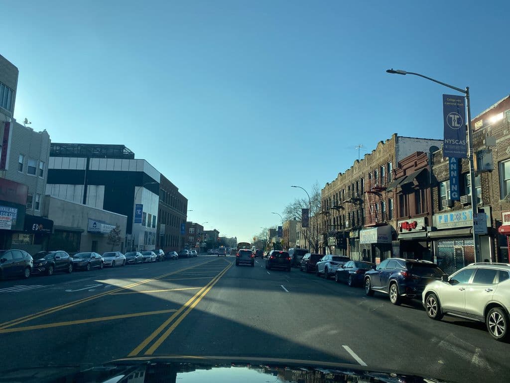 Street view near V lounge