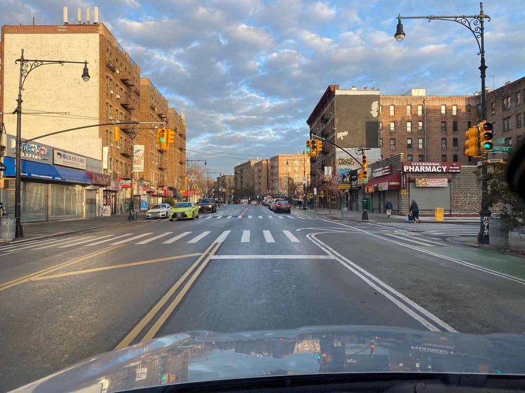 Street view near El Jefe Sports Cantina